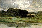Edward Mitchell Bannister Famous Paintings - Swale Land